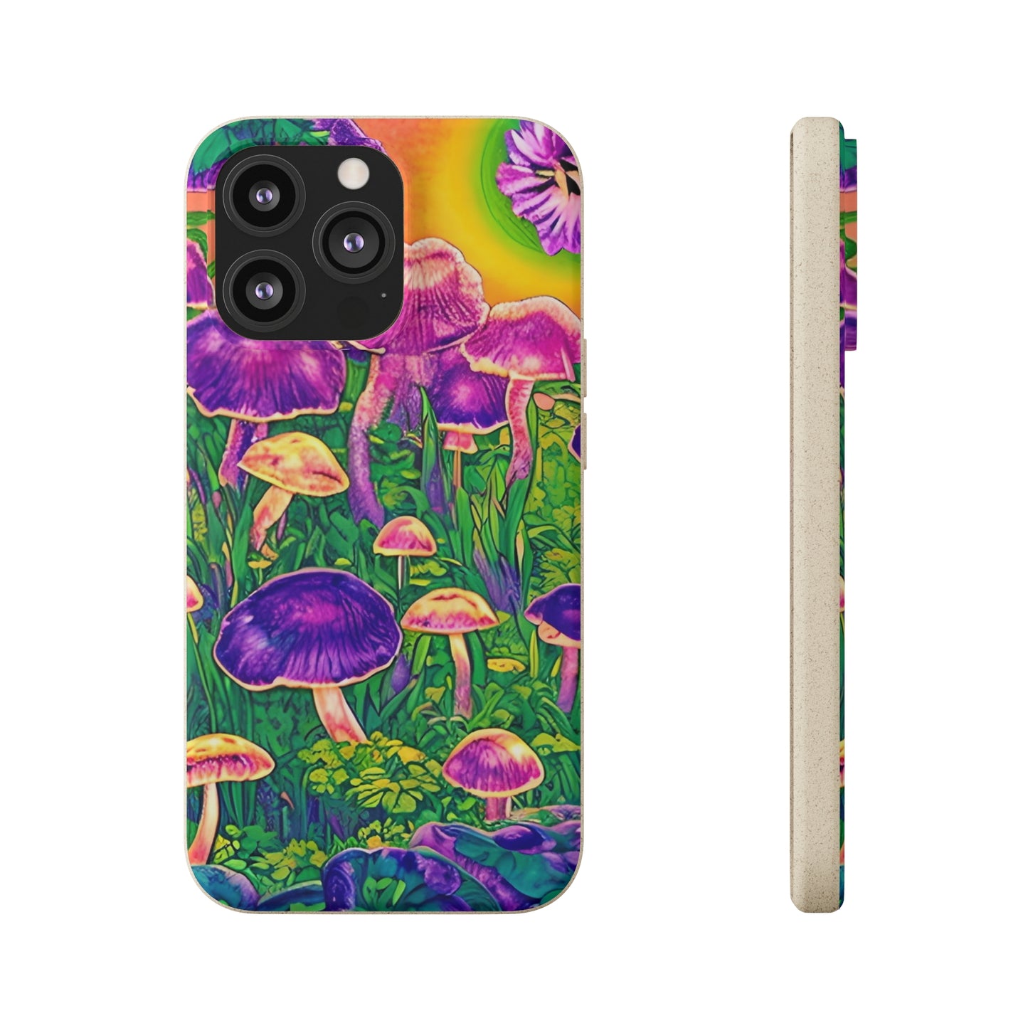 Magic Mushrooms EcoElegance Biodegradable Cases 🌱