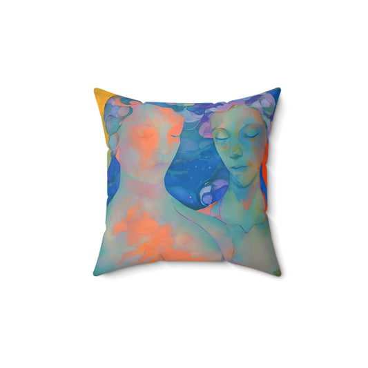 Neptunian Dreams Square Pillow