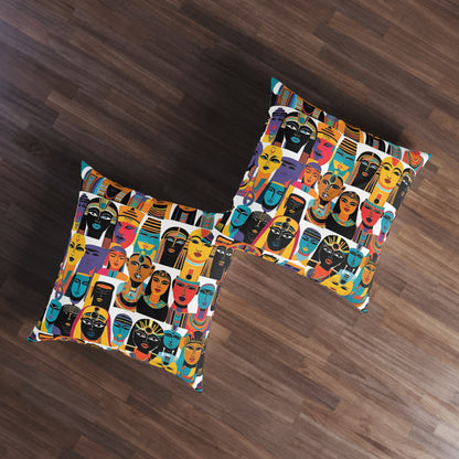 Kemetic Social Club Tufted Square Floor Pillow