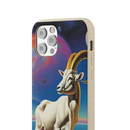 Goat of Mountain and Sea Eco Elegance Biodegradable Cases 🌱