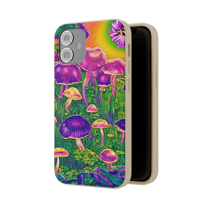 Magic Mushrooms EcoElegance Biodegradable Cases 🌱