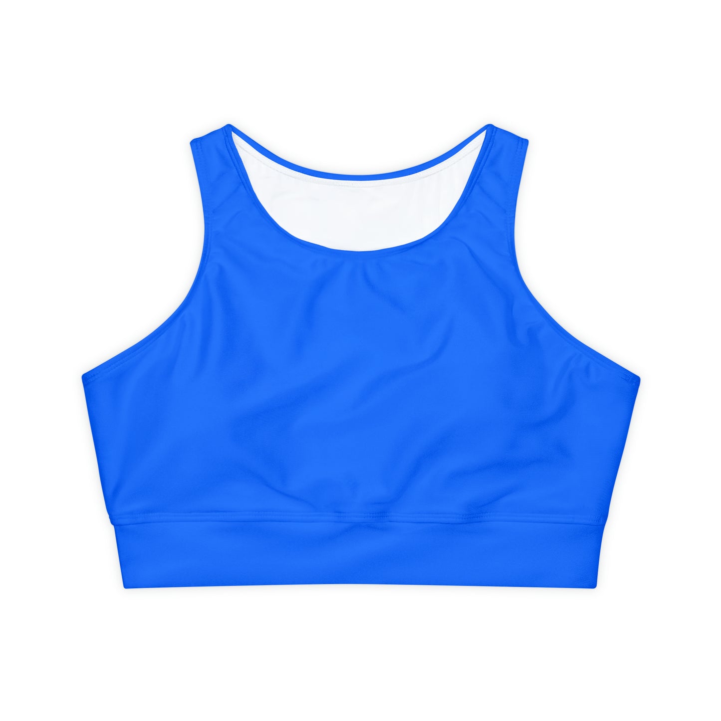 Blue Crewneck Sports Bra 🇺🇸