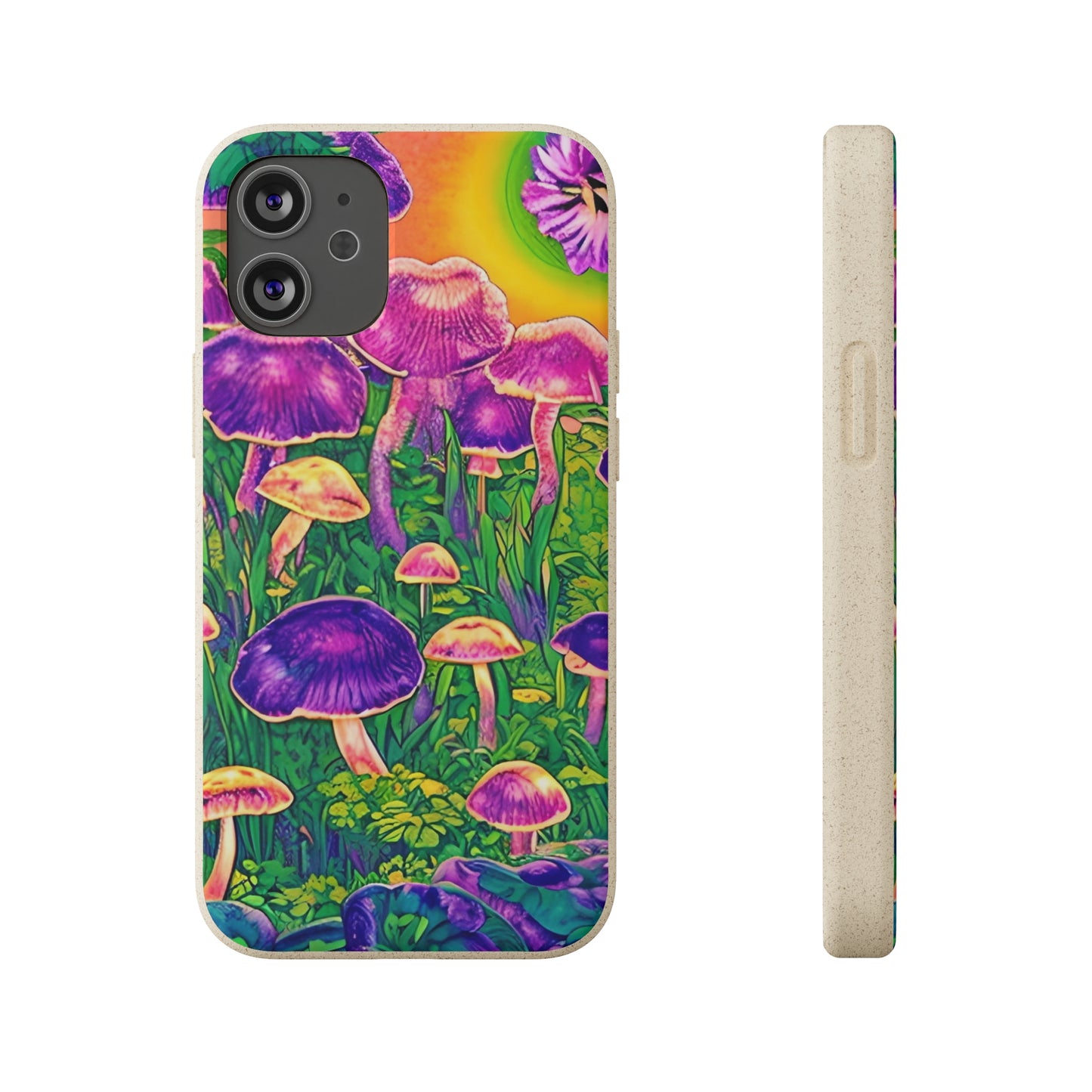 Magic Mushrooms EcoElegance Biodegradable Cases 🌱