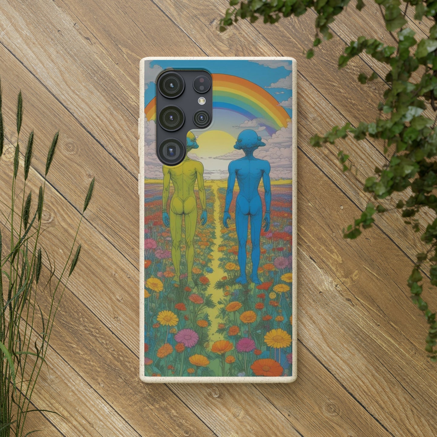 Gemini Spring V EcoElegance Biodegradable Phone Case 🌿