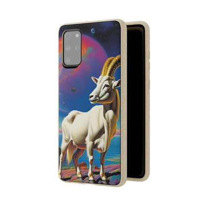 Goat of Mountain and Sea Eco Elegance Biodegradable Cases 🌱