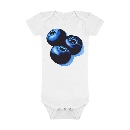 Blueberry Onesies® Organic Baby Bodysuit 🌱