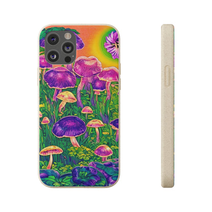 Magic Mushrooms EcoElegance Biodegradable Cases 🌱