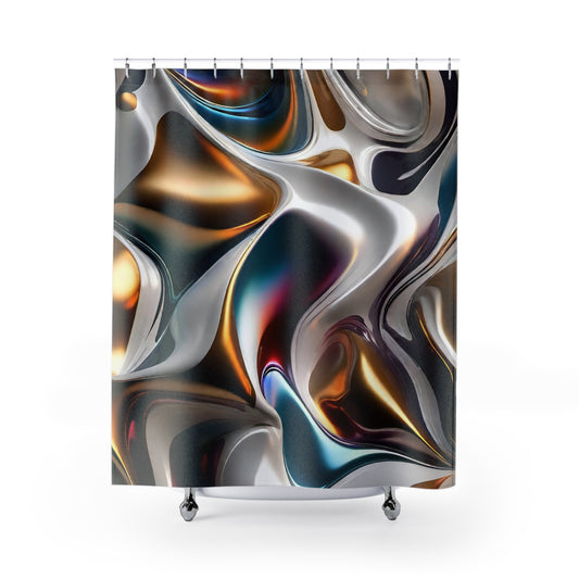 0xx Future Textures Shower Curtain