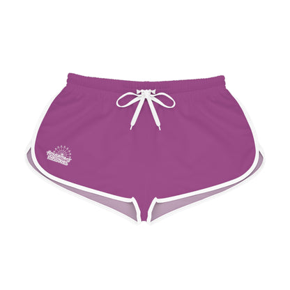 Berry Cream Retro Women's Gym Shorts