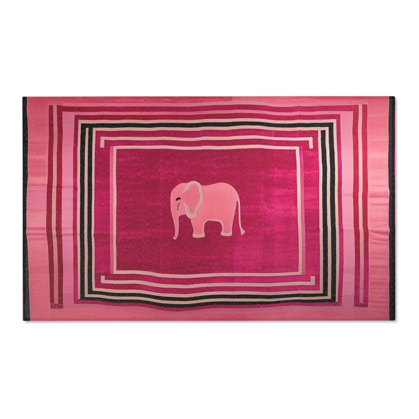 Pink Elephant Area Rugs