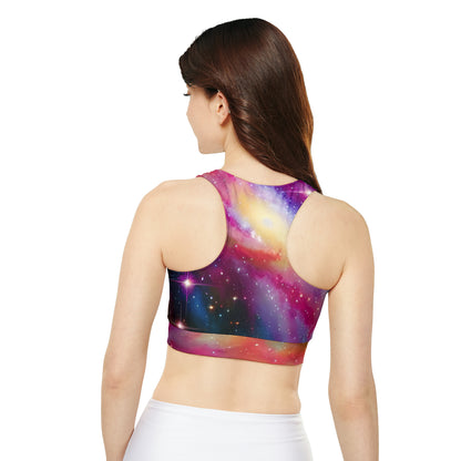 Galaxy Angel Crewneck Sports Bra 🇺🇸