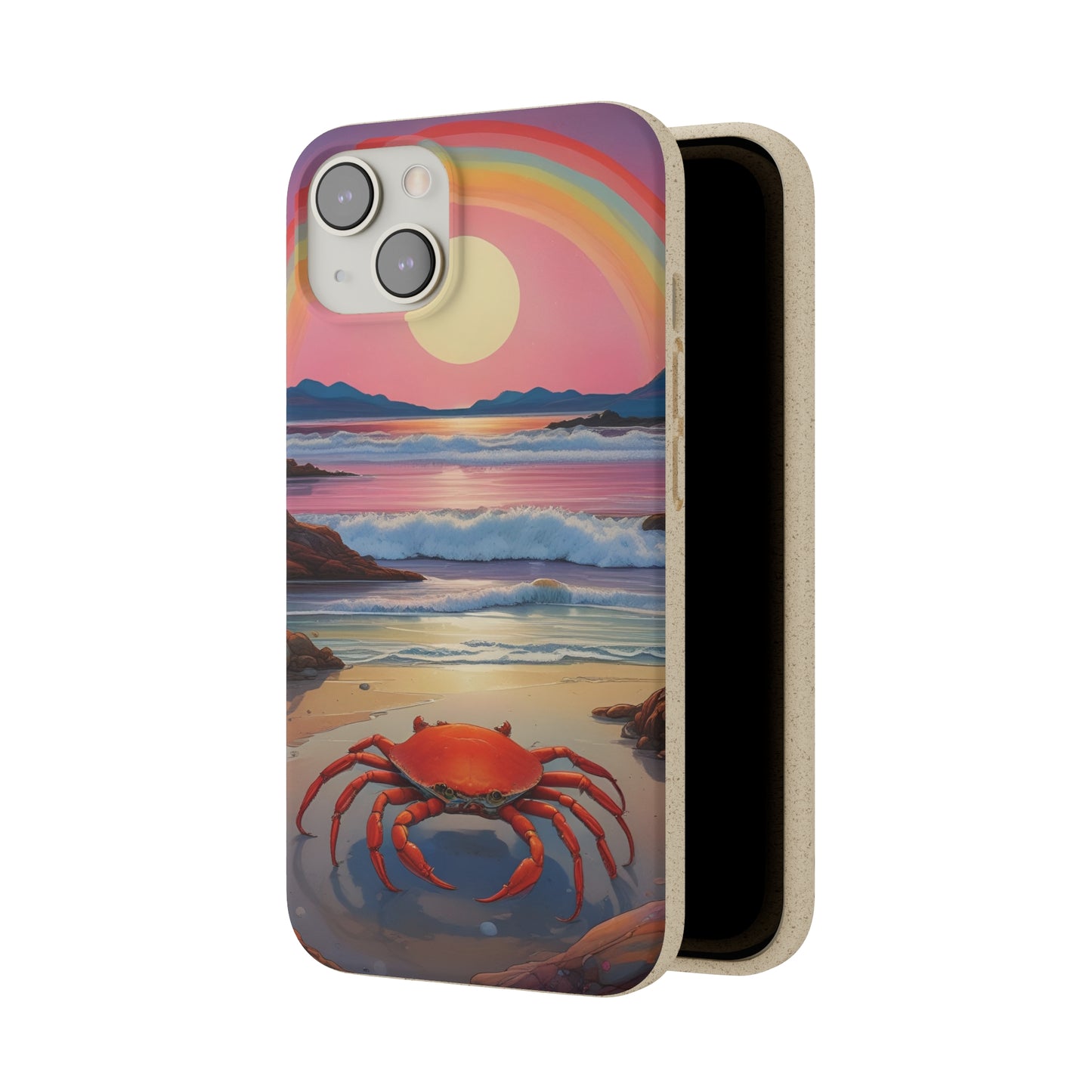 Cancerian Sunset EcoElegance Biodegradable Phone Case 🌿