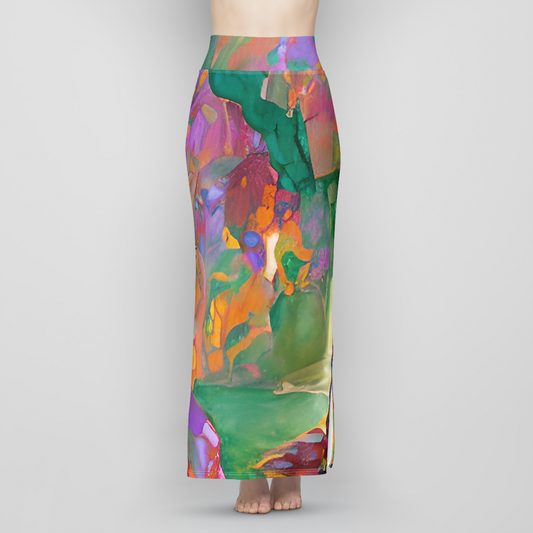 Cosmic Waterfall Maxi Skirt