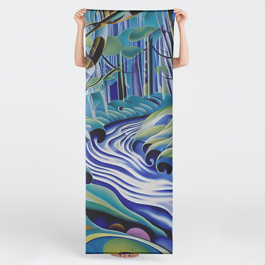 Eternal Current Yoga Mat Towel