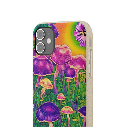 Magic Mushrooms EcoElegance Biodegradable Cases 🌱