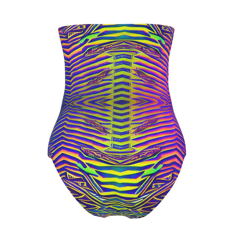 Electric Lizard Lady Strapless Swimsuit ✅