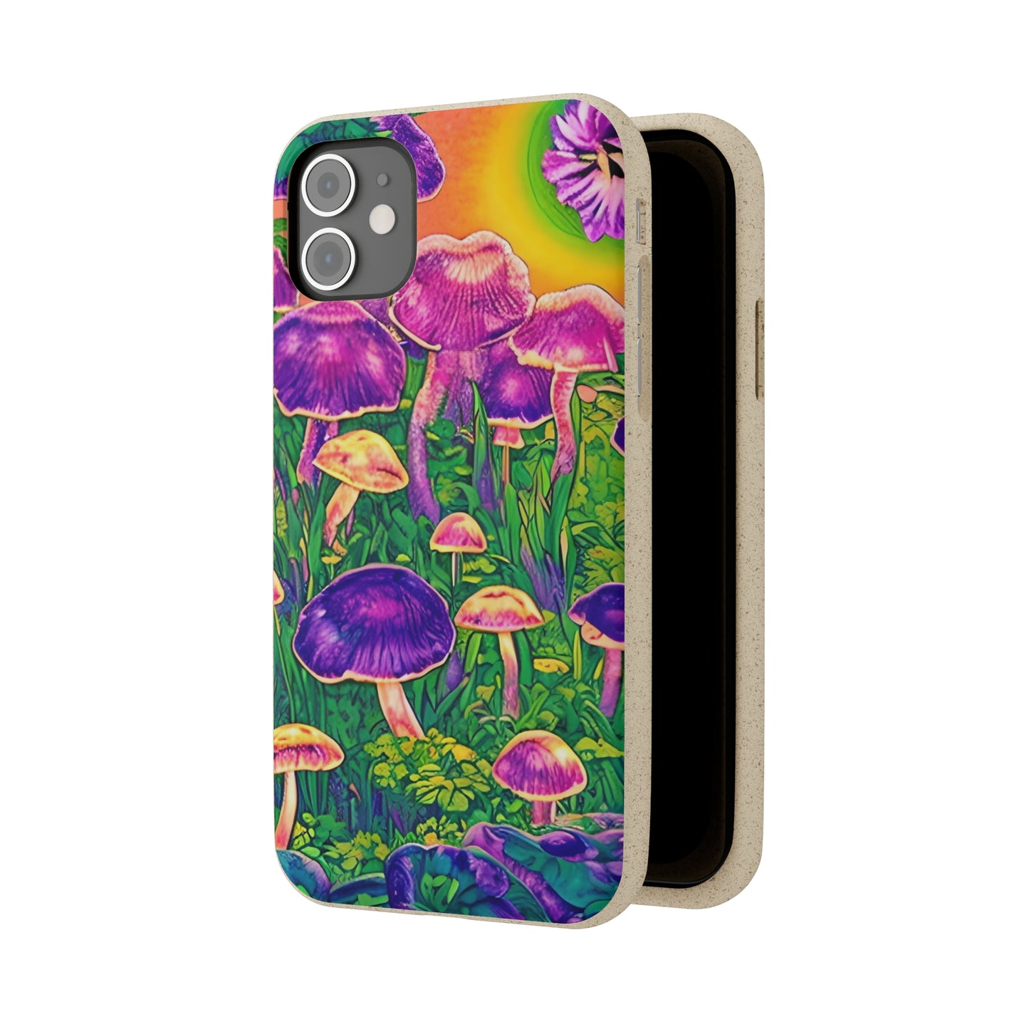 Magic Mushrooms EcoElegance Biodegradable Cases 🌱