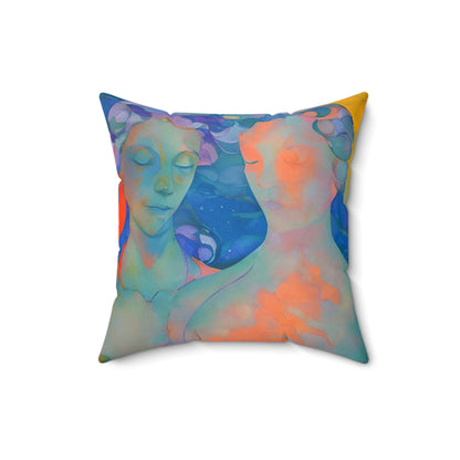 Neptunian Dreams Square Pillow