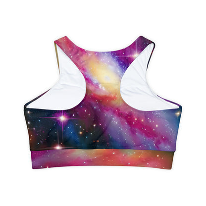 Galaxy Angel Crewneck Sports Bra 🇺🇸