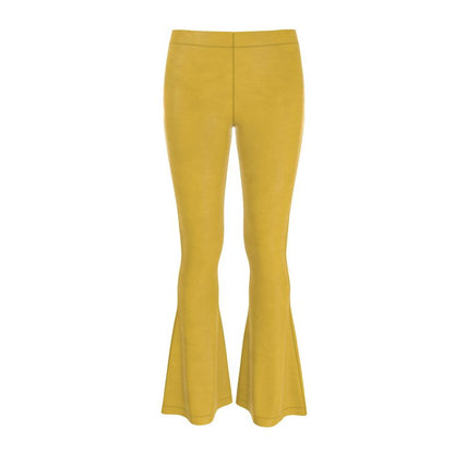 Honey Gold Lux Velour Flares