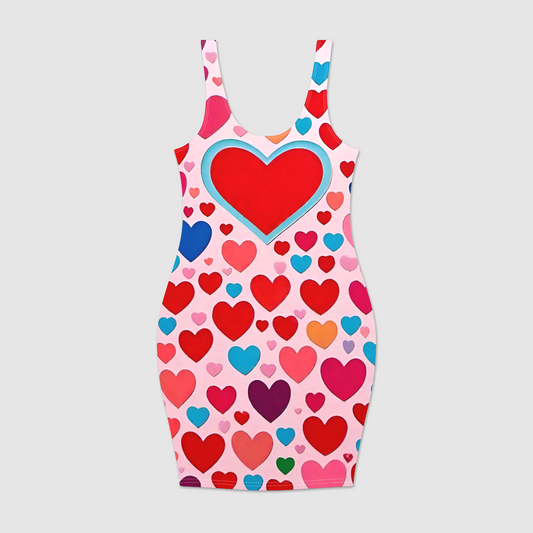 Heart of Hearts Bodycon Dress