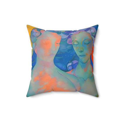 Neptunian Dreams Square Pillow