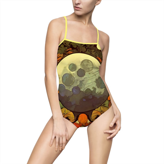 Big Moon Pool Girl Swimsuit