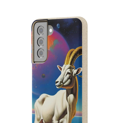 Goat of Mountain and Sea Eco Elegance Biodegradable Cases 🌱