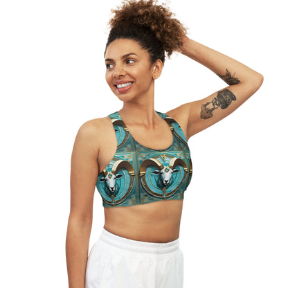 Aquamarine Aries  Softflex Sports Bra 🇺🇸