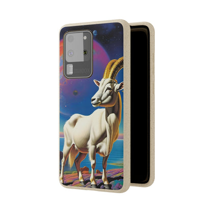 Goat of Mountain and Sea Eco Elegance Biodegradable Cases 🌱