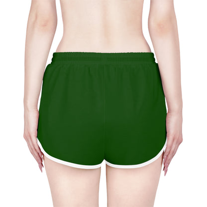 Forest Green Retro Women's Gym Shorts