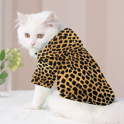 Deep Cheetah Pet Hoodie