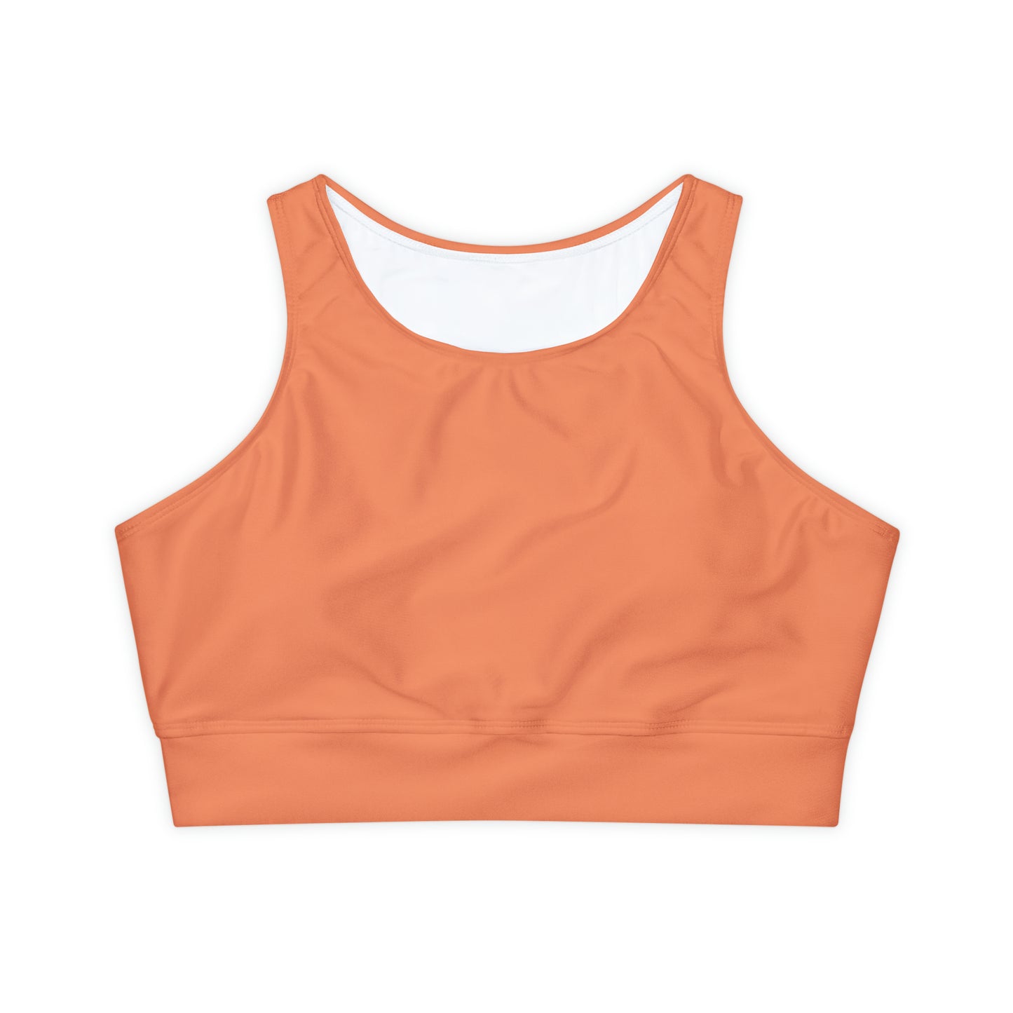 Peach Crewneck Sports Bra 🇺🇸