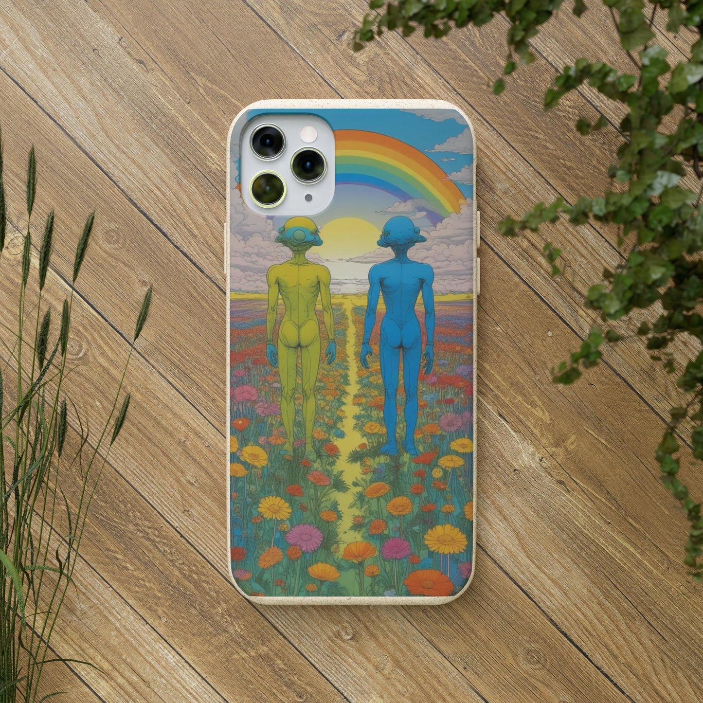 Gemini Spring V EcoElegance Biodegradable Phone Case 🌿