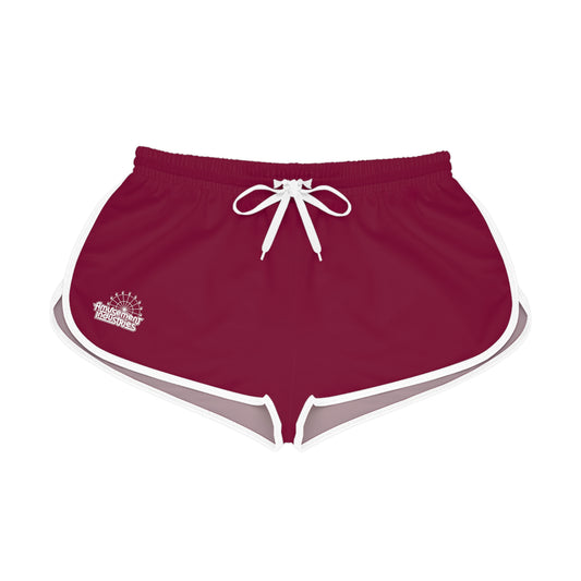 Burgundy Women's Gym Shorts