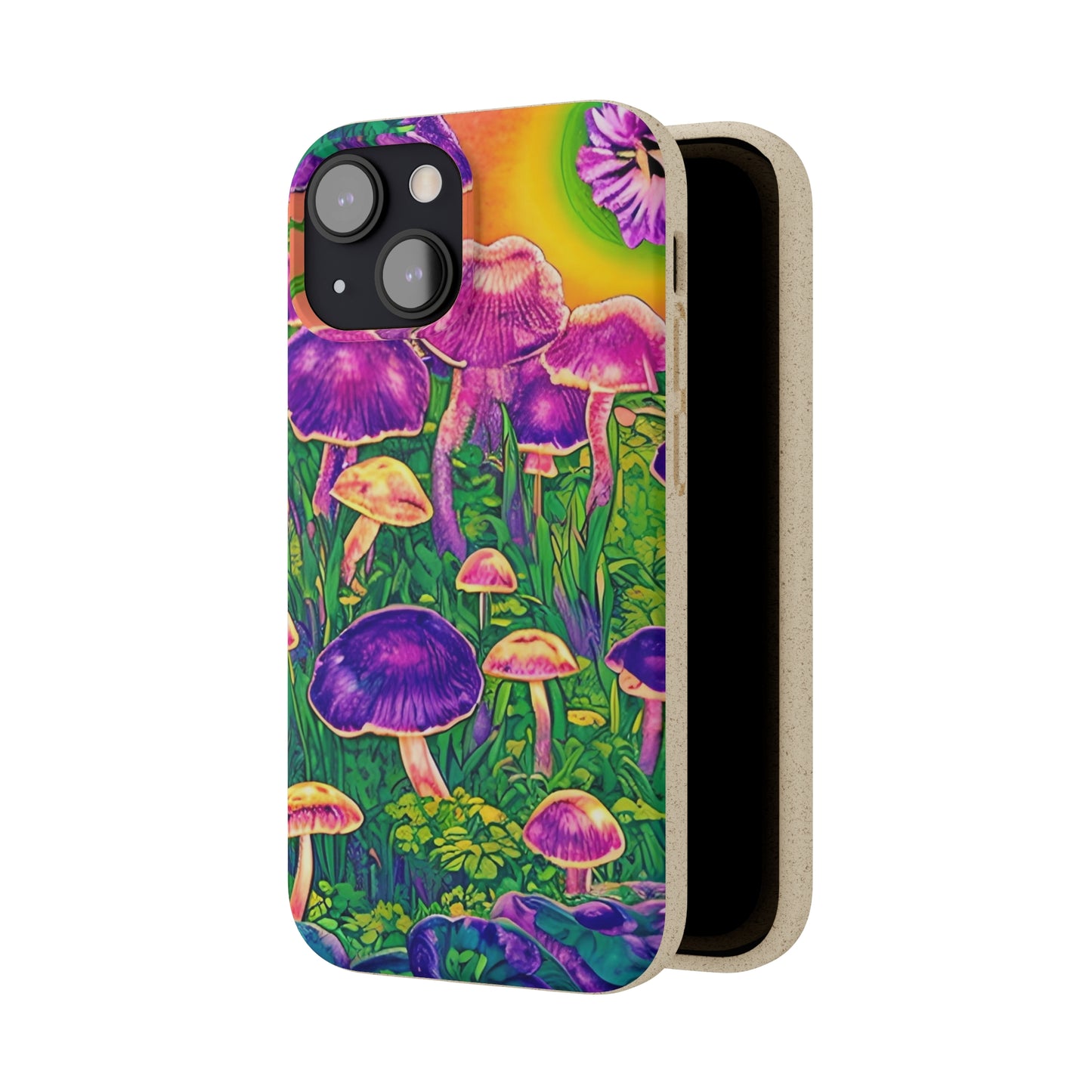 Magic Mushrooms EcoElegance Biodegradable Cases 🌱