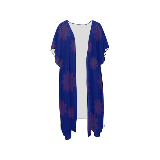 Minimal Indigo Mid-length Caftan