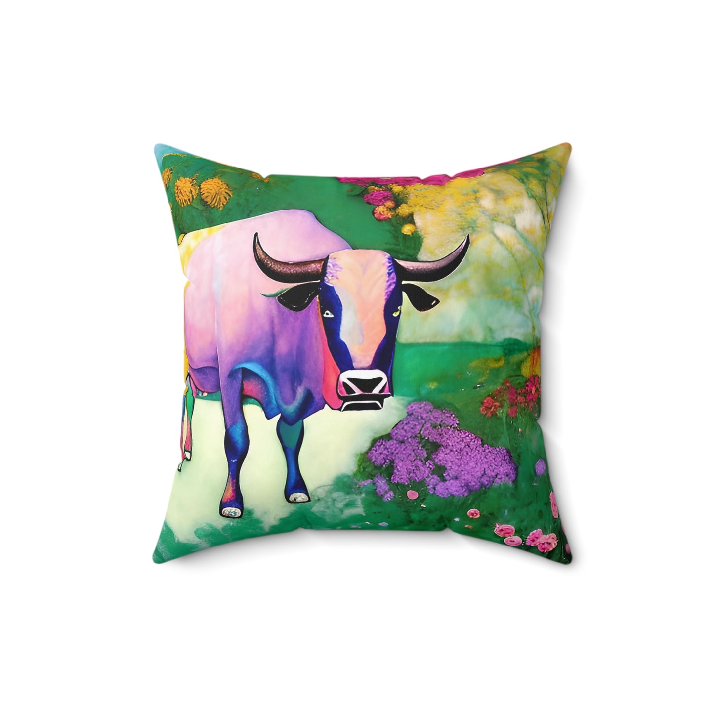 Taurus Spring Square Pillow