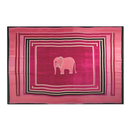 Pink Elephant Area Rugs