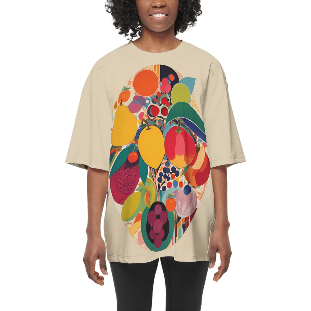 Fruit Fest Eco-Friendly Oversized T-Shirt♻️