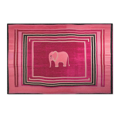 Pink Elephant Area Rugs