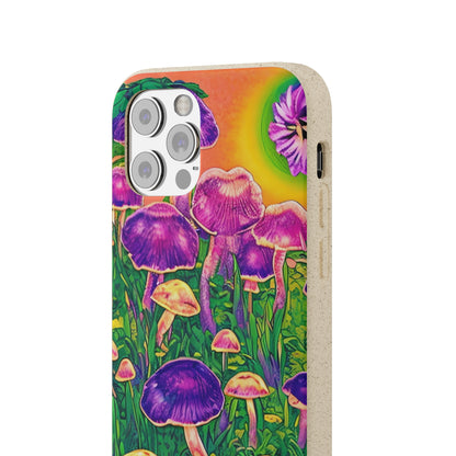 Magic Mushrooms EcoElegance Biodegradable Cases 🌱