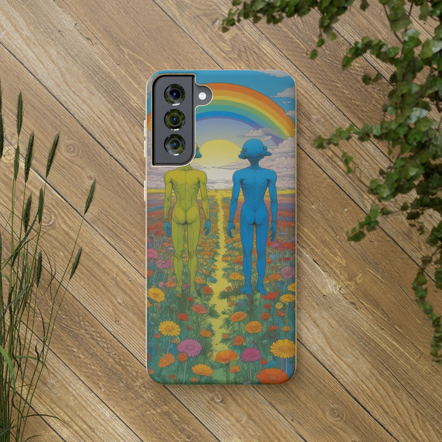 Gemini Spring V EcoElegance Biodegradable Phone Case 🌿