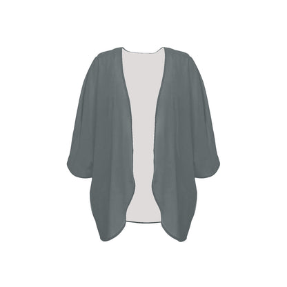 Solid Colors Chiffon Cardigan