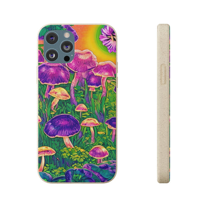 Magic Mushrooms EcoElegance Biodegradable Cases 🌱