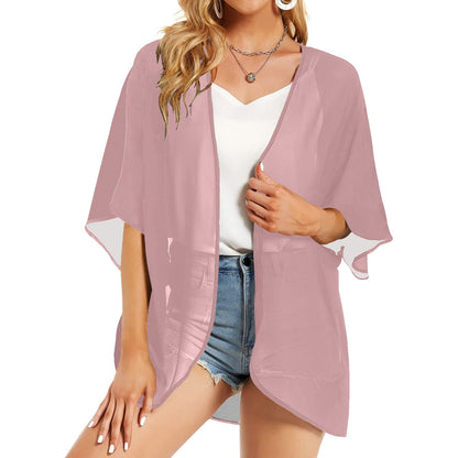 Solid Colors Chiffon Cardigan