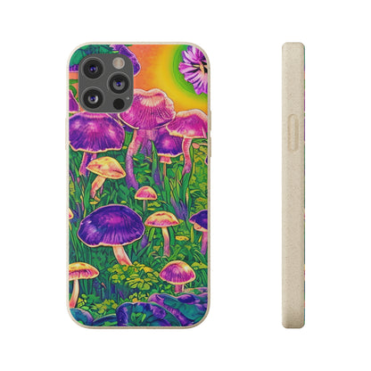 Magic Mushrooms EcoElegance Biodegradable Cases 🌱