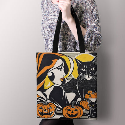 Halloween Vamp Paper Shopping Tote