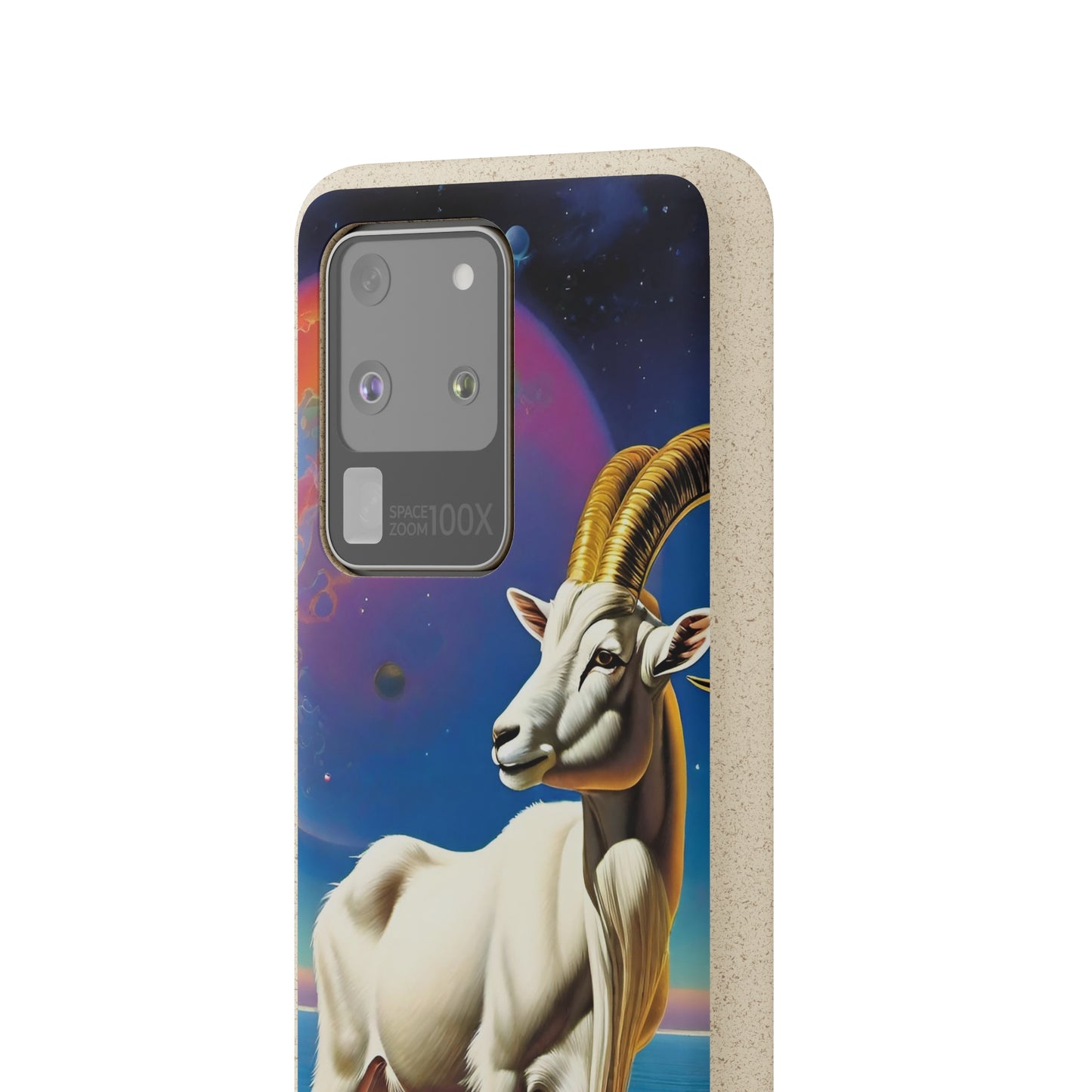 Goat of Mountain and Sea Eco Elegance Biodegradable Cases 🌱