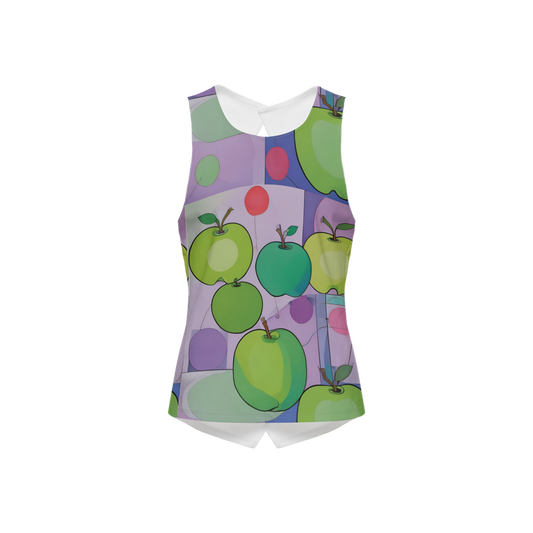 Lil Green Apples Sorona® Crossback Tank 🌱